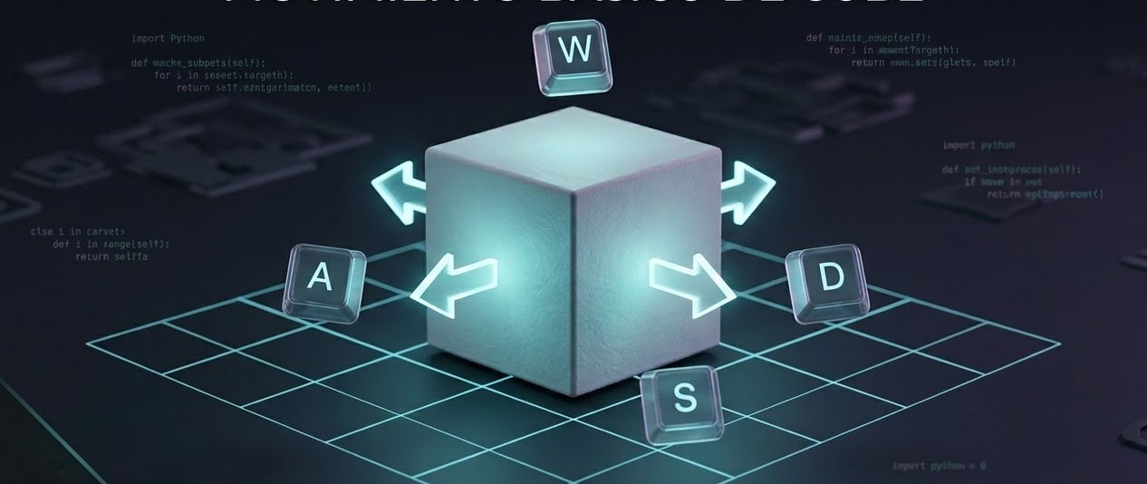 🐍🎮 Tutorial básico en Range: Movimiento con WSAD usando Python